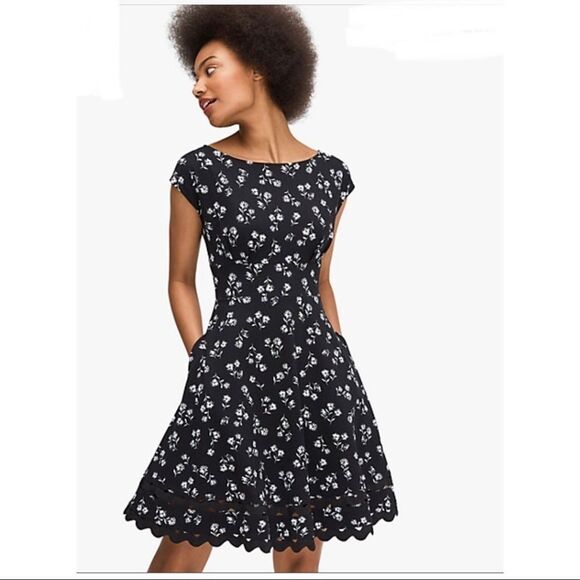 Kate Spade Floral Dandelion Ponte Dress XS NWT - Picture 9 of 9
